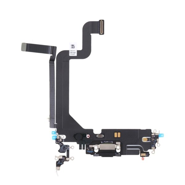 iPhone 14 Pro Max Laddkontakt med Flexkabel Original - Svart