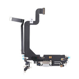 iPhone 14 Pro Max Laddkontakt med Flexkabel Original - Vit