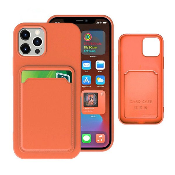 iPhone 14 Pro Max Skal Korthållare Orange