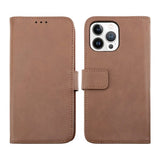 Rvelon iPhone 14 Pro Max Fodral Äkta Läder Brun