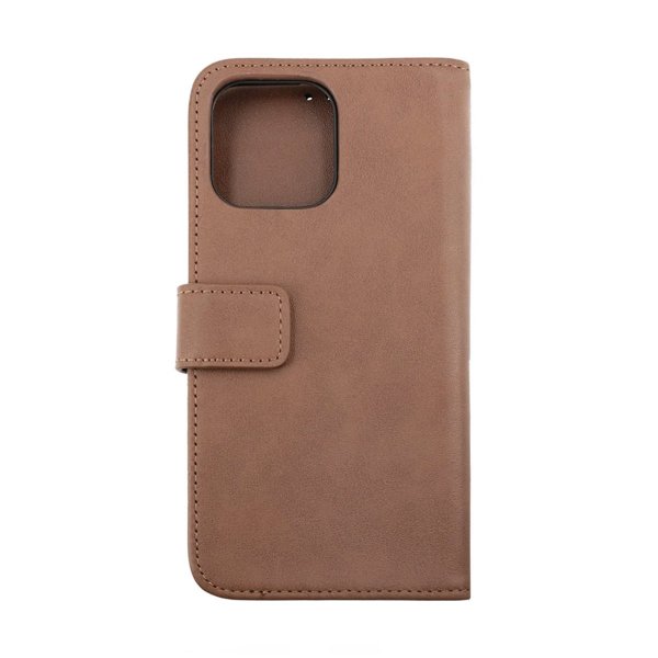 Rvelon iPhone 14 Pro Max Fodral Äkta Läder Brun