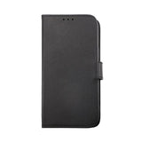 Rvelon iPhone 14 Pro Max Fodral Äkta Läder Svart