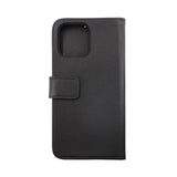 Rvelon iPhone 14 Pro Max Fodral Äkta Läder Svart