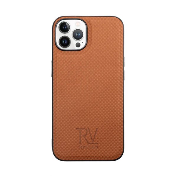 Rvelon iPhone 14 Pro Max Fodral Magnetiskt Avtagbart Skal Brun