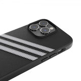 Adidas iPhone 14 Pro Max Skal 3 Stripes Snap Case Svart Vit