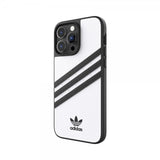 Adidas iPhone 14 Pro Max Skal 3 Stripes Snap Case Vit Svart