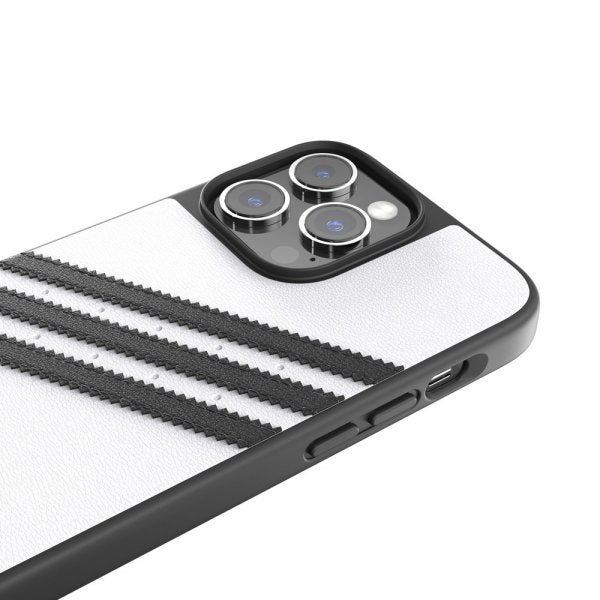 Adidas iPhone 14 Pro Max Skal 3 Stripes Snap Case Vit Svart