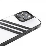 Adidas iPhone 14 Pro Max Skal 3 Stripes Snap Case Vit Svart