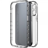 Black Rock iPhone 14 Pro Max Skal 360° Real Glass Case Svart Klar