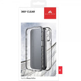 Black Rock iPhone 14 Pro Max Skal 360° Real Glass Case Svart Klar