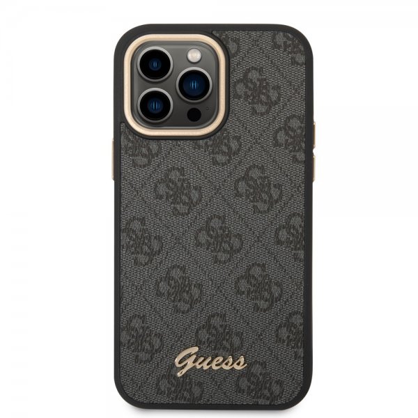 Guess iPhone 14 Pro Max Skal 4G Logo Svart