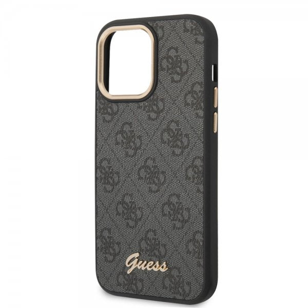 Guess iPhone 14 Pro Max Skal 4G Logo Svart