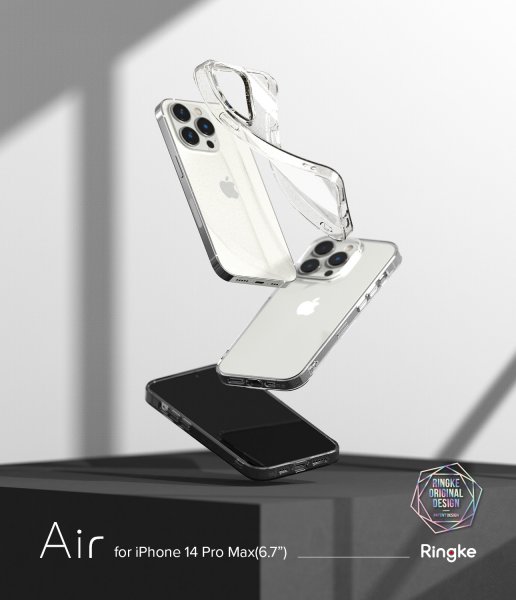 Ringke iPhone 14 Pro Max Skal Air Glitter Clear