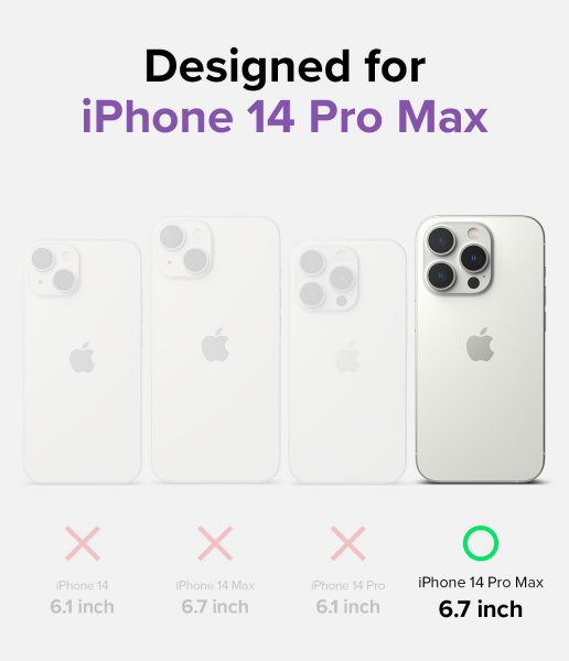 Ringke iPhone 14 Pro Max Skal Air Glitter Clear