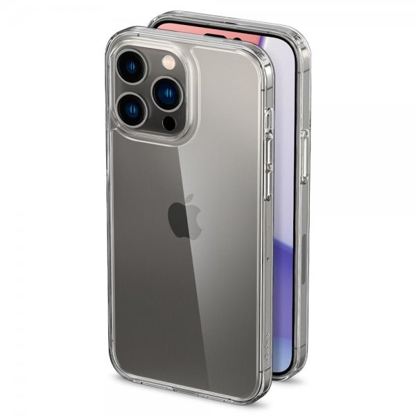 Spigen iPhone 14 Pro Max Skal AirSkin Hybrid Crystal Clear