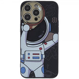 iPhone 14 Pro Max Skal Astronaut Svart Grå