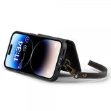 CaseMe iPhone 14 Pro Max Skal C20 Kortfack Dragkedja Svart