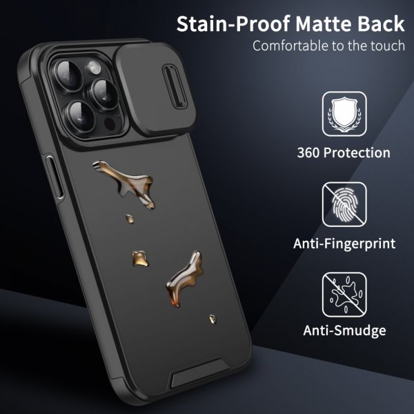 iPhone 14 Pro Max Skal Camera Slide Svart