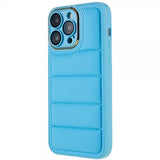 iPhone 14 Pro Max Skal Down Jacket Design Blå