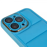 iPhone 14 Pro Max Skal Down Jacket Design Blå