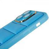 iPhone 14 Pro Max Skal Down Jacket Design Blå
