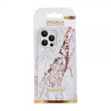 Onsala iPhone 14 Pro Max Skal Fashion Edition White Rhino Marble