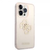 Guess iPhone 14 Pro Max Skal Full Glitter Guld