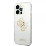 Guess iPhone 14 Pro Max Skal Full Glitter Transparent