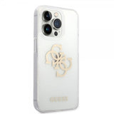 Guess iPhone 14 Pro Max Skal Full Glitter Transparent