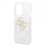 Guess iPhone 14 Pro Max Skal Full Glitter Transparent