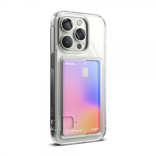 Ringke iPhone 14 Pro Max Skal Fusion Card Clear