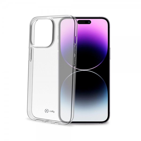 Celly iPhone 14 Pro Max Skal GELSKIN Transparent