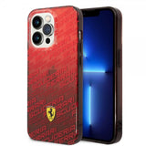 Ferrari iPhone 14 Pro Max Skal Gradient Scuderia Röd