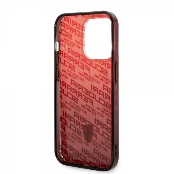 Ferrari iPhone 14 Pro Max Skal Gradient Scuderia Röd