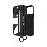 Adidas iPhone 14 Pro Max Skal Handstrap Case Svart Vit