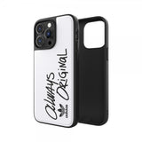 Adidas iPhone 14 Pro Max Skal Inlay Embroidery Case Vit Svart