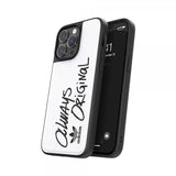Adidas iPhone 14 Pro Max Skal Inlay Embroidery Case Vit Svart