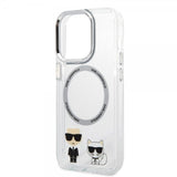 Karl Lagerfeld iPhone 14 Pro Max Skal Karl & Choupette MagSafe Transparent