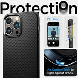 Spigen iPhone 14 Pro Max Skal Liquid Air Matte Black