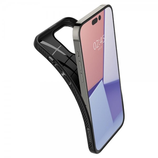 Spigen iPhone 14 Pro Max Skal Liquid Air Matte Black