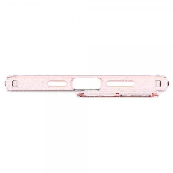 Spigen iPhone 14 Pro Max Skal Liquid Crystal Glitter Rose Quartz