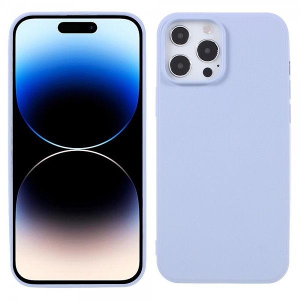 X-Level iPhone 14 Pro Max Skal Liquid Silicone Lila
