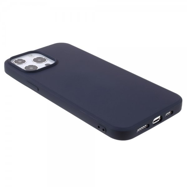 X-Level iPhone 14 Pro Max Skal Liquid Silicone Mörkblå