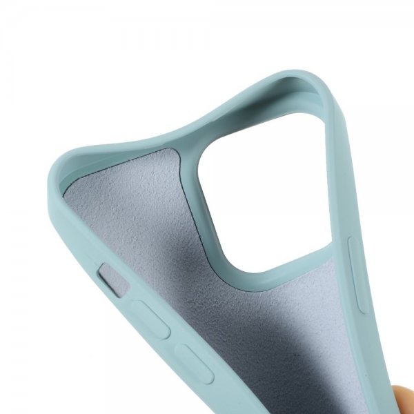 X-Level iPhone 14 Pro Max Skal Liquid Silicone Turkos