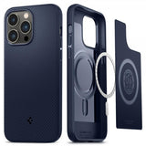 Spigen iPhone 14 Pro Max Skal Mag Armor MagFit Navy Blue