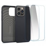 Caseology iPhone 14 Pro Max Skal med Skärmskydd Nano Pop 360 Black Sesame