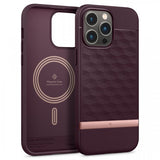 Caseology iPhone 14 Pro Max Skal Parallax Mag Burgundy Bean