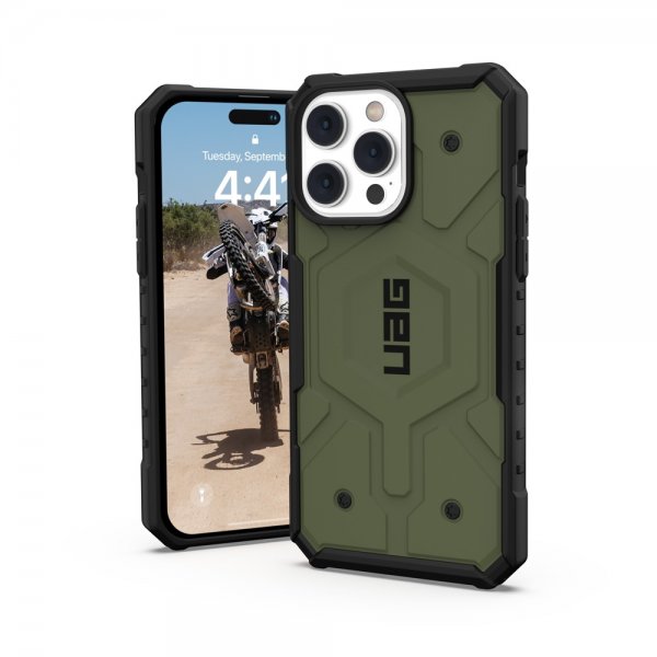 Urban Armor Gear (UAG) iPhone 14 Pro Max Skal Pathfinder MagSafe Olive