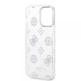 Guess iPhone 14 Pro Max Skal Peony Glitter Vit