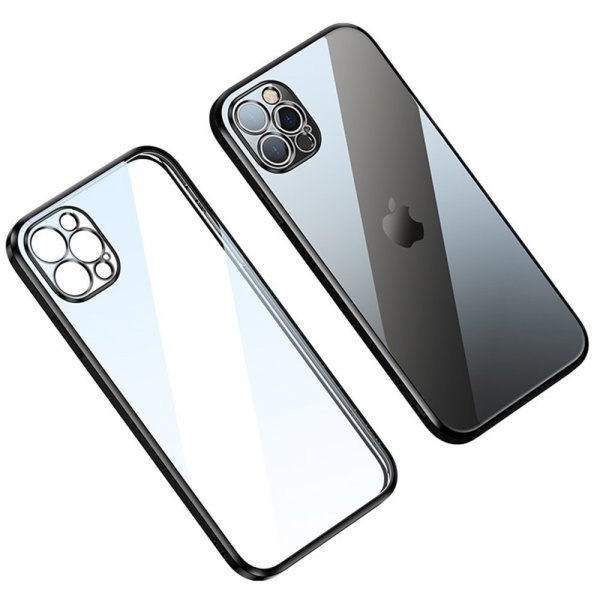 Sulada iPhone 14 Pro Max Skal Pläterad Kant Svart